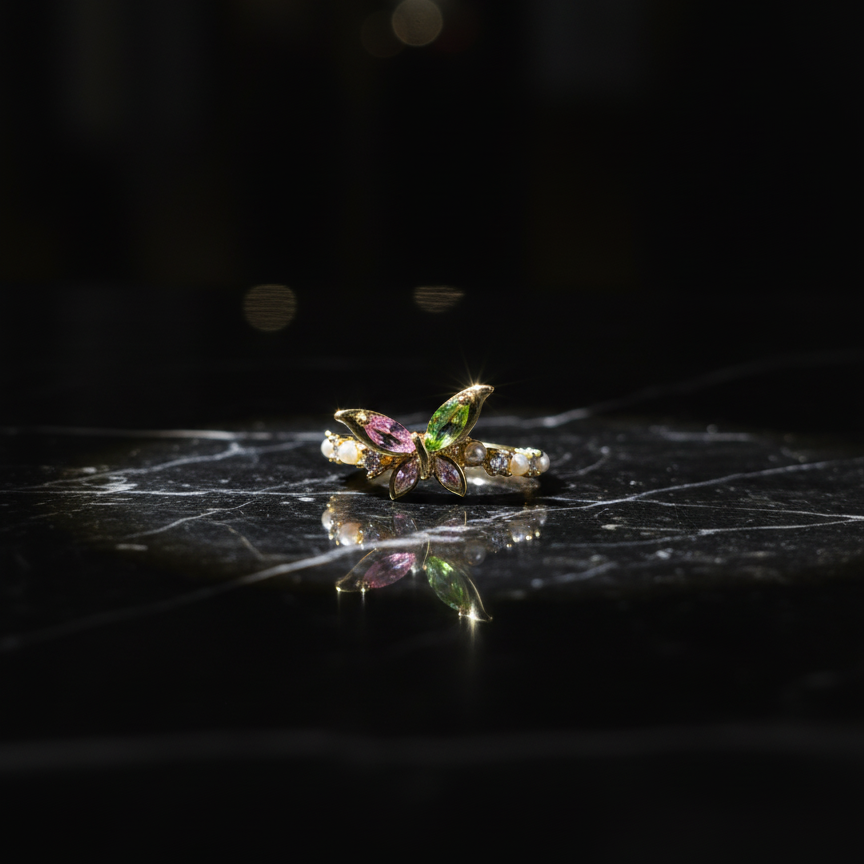 Butterfly Garden Ring - VITTAM