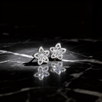 Blooming Radiance Diamond Earrings - VITTAM