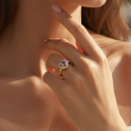 Amora Heart Halo Ring - VITTAM