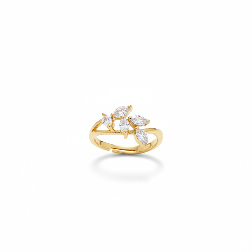 Aurora Vine Spark Ring