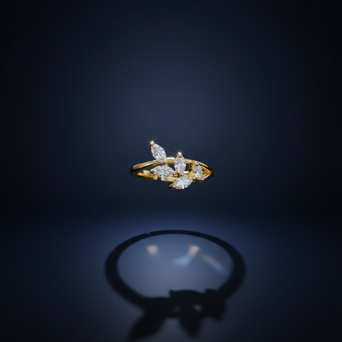 Aurora Vine Spark Ring